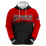 custom sublimation baseball and softball athletic hoodie for clubs and teams