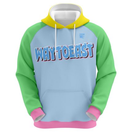custom sublimation baseball and softball athletic hoodie for clubs and teams