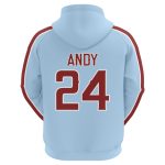custom sublimation baseball and softball athletic hoodie for clubs and teams
