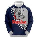Custom Sublimated Bulldog Iron Stitch Hoodie Front Design WaytoEast