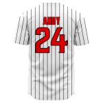 Custom fully sublimated baseball jersey with high definition team logo design