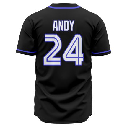 Custom fully sublimated baseball jersey with high definition team logo design