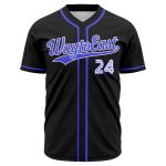 Custom fully sublimated baseball jersey with high definition team logo design