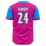 Custom fully sublimated baseball jersey with high definition team logo design