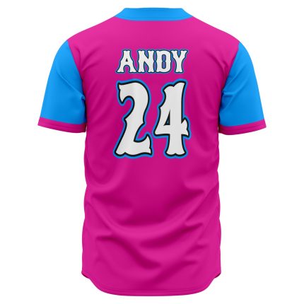 Custom fully sublimated baseball jersey with high definition team logo design