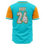 Custom fully sublimated baseball jersey with high definition team logo design