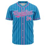Custom fully sublimated baseball jersey with high definition team logo design