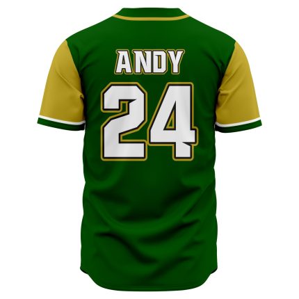 Custom fully sublimated baseball jersey with high definition team logo design