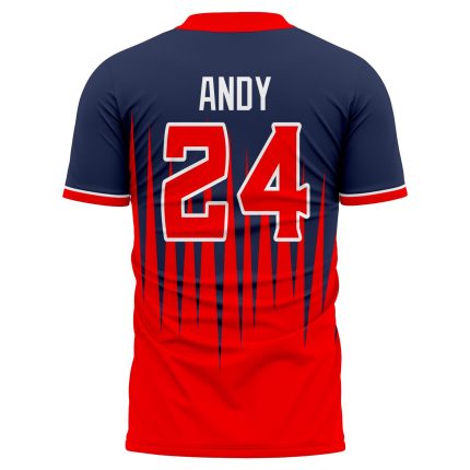 Custom fully sublimated baseball t shirt for sports team training wear