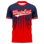 Custom fully sublimated baseball t shirt for sports team training wear