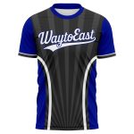 Custom fully sublimated baseball t shirt for sports team training wear