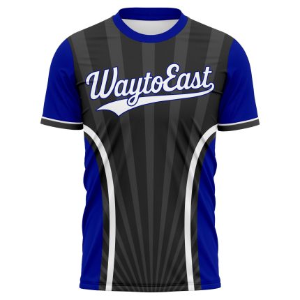 Custom fully sublimated baseball t shirt for sports team training wear