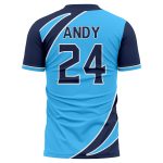 Custom fully sublimated baseball t shirt for sports team training wear