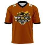 Custom fully sublimated American football uniform with heavy duty team jersey and pants