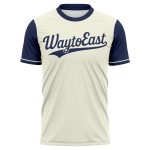 Vintage Navy Classic baseball and softball sublimated T shirt worldwide shipping