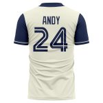 Vintage Navy Classic baseball and softball sublimated T shirt worldwide shipping