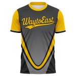 Custom fully sublimated baseball t shirt for sports team training wear