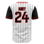 Custom fully sublimated baseball jersey with high definition team logo design